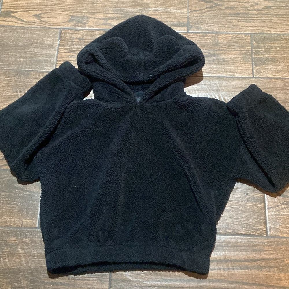 10/$50 Fashion Nova Sweater Black Fleece Jacket Size M
